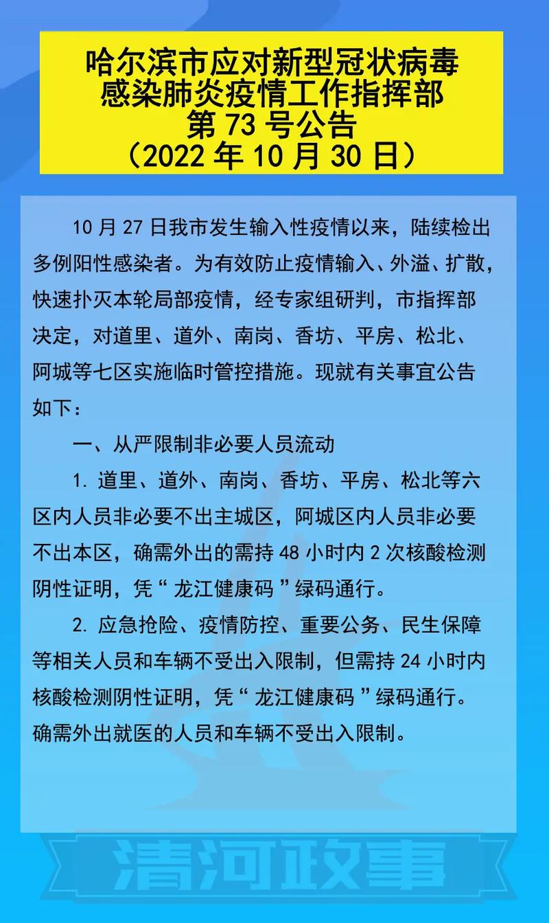 哈尔滨最新动态，新型肺炎背景下的最新进展